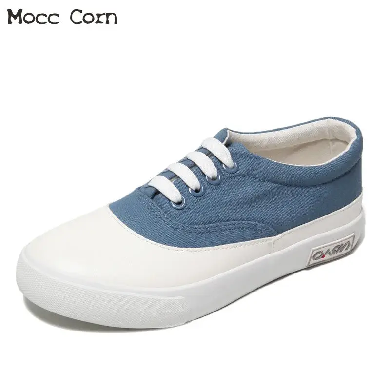 Женская обувь на плоской подошве Повседневная парусиновая Обувь На Шнуровке