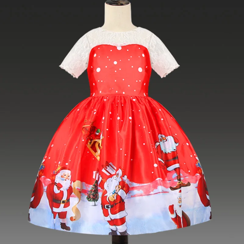 2019 Hot Sale Christmas Princess Dress for Girls Summer Tutu Wedding Birthday Dresses Costume Prom Design | Свадьбы и торжества