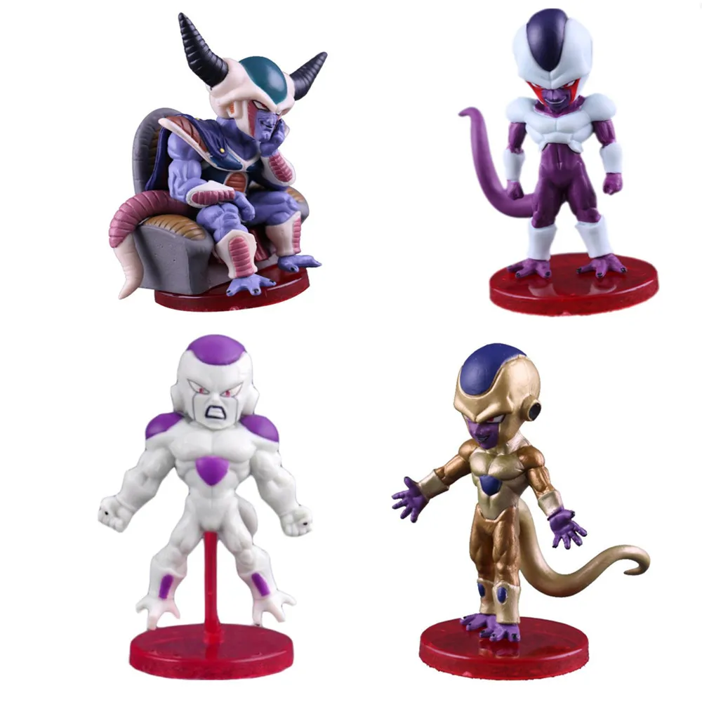 1 шт. Dragon Ball Z Frieza семейная фигурка Золотой Frieza King форма холодной борьбы ПВХ модель злодей ролевая Аниме Коллекция детская игрушка