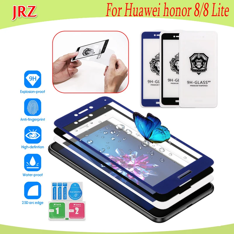 Закаленное стекло JRZ 5 2 дюйма для Huawei honor 8 защита экрана телефона Замена Lite пленка