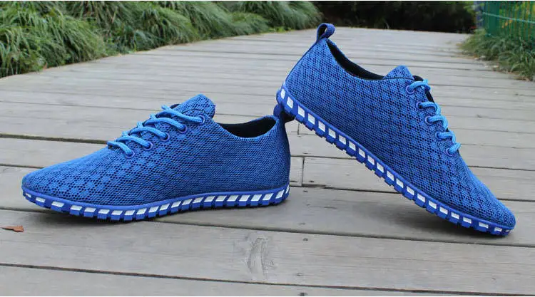 Sycatree Male Leather Casual Shoes for Men Canvas Shoes Outdoor Sneakers Air Mesh Flats Breathable Brand Shoes Plus Size 46