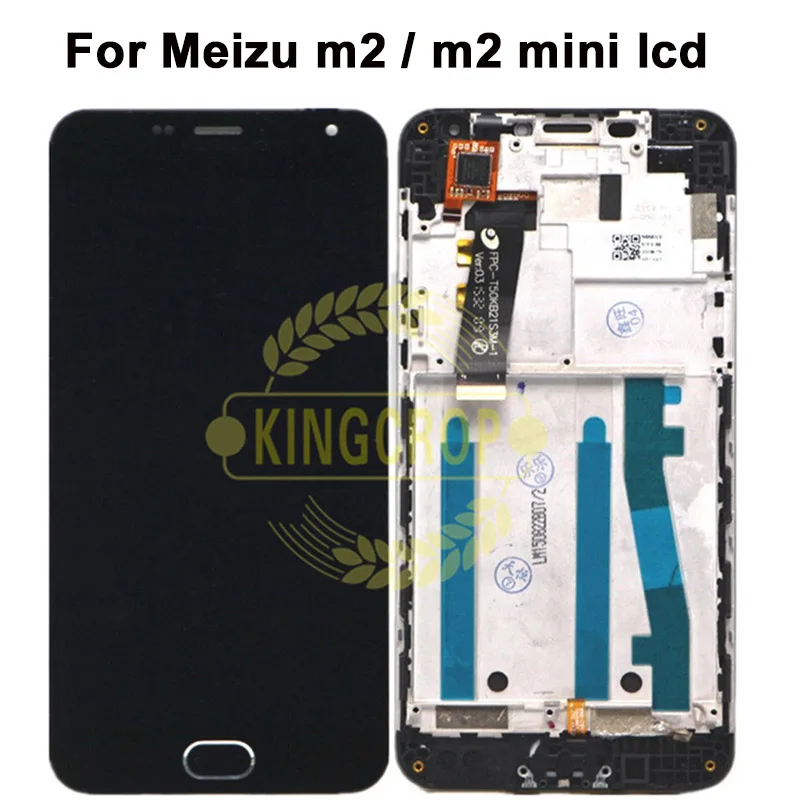 For Meizu M2 Mini LCD Touch Screen Digitizer + Display 5.0&quot Cellphone Black Color Free Shipping Assembly Replacement | Мобильные