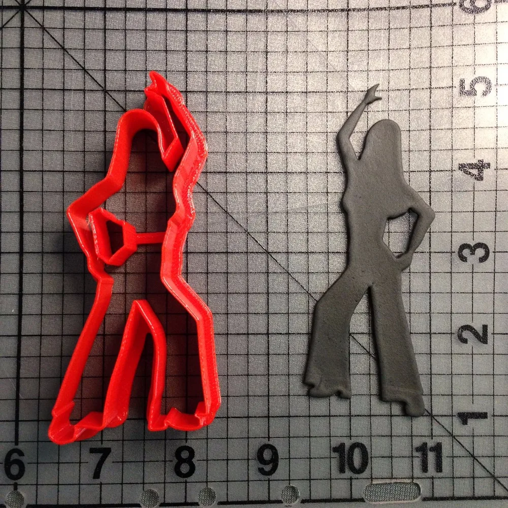 Красивая Танцовщица для девочек резак печенья сделанный на заказ 3D принт помадка