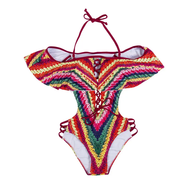 2018 горячая Распродажа женские бикини цельные Новые Сексуальные цветные