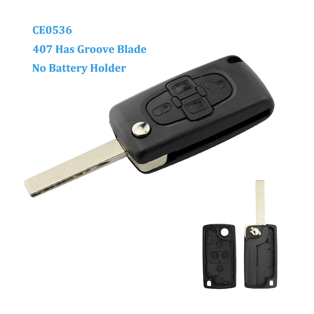 OkeyTech 4 кнопки CE0536 раскладной складной 307/407 лезвие с держателем аккумулятора