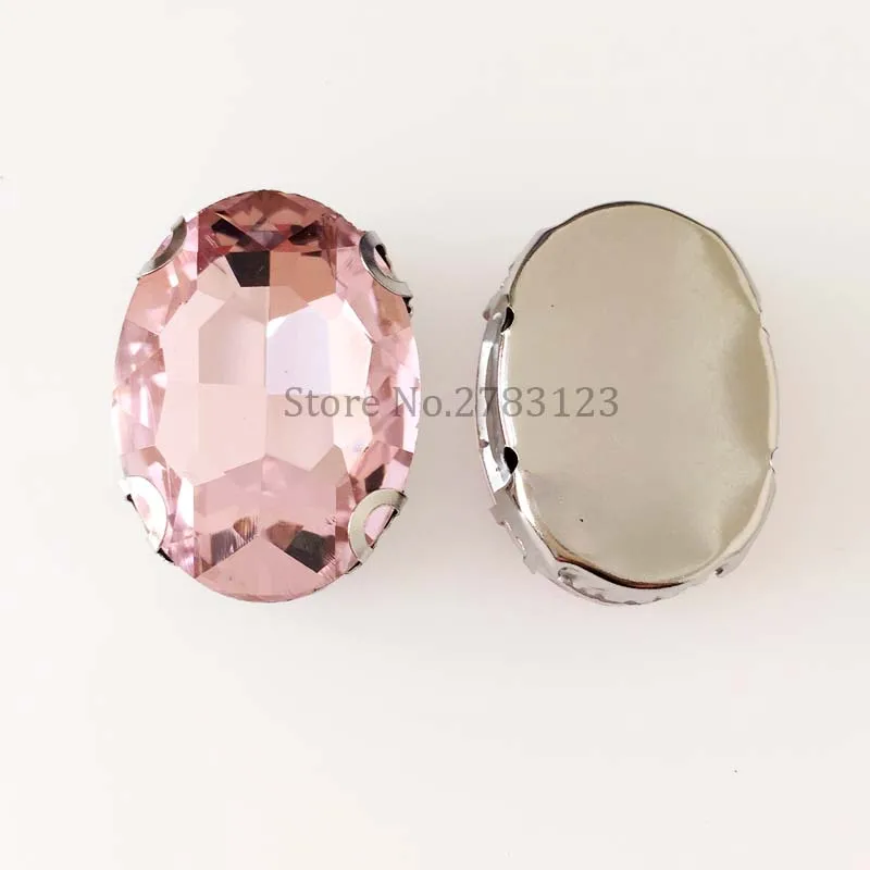 Полноразмерные D-образные красные стеклянные камни высшего качества пришивные