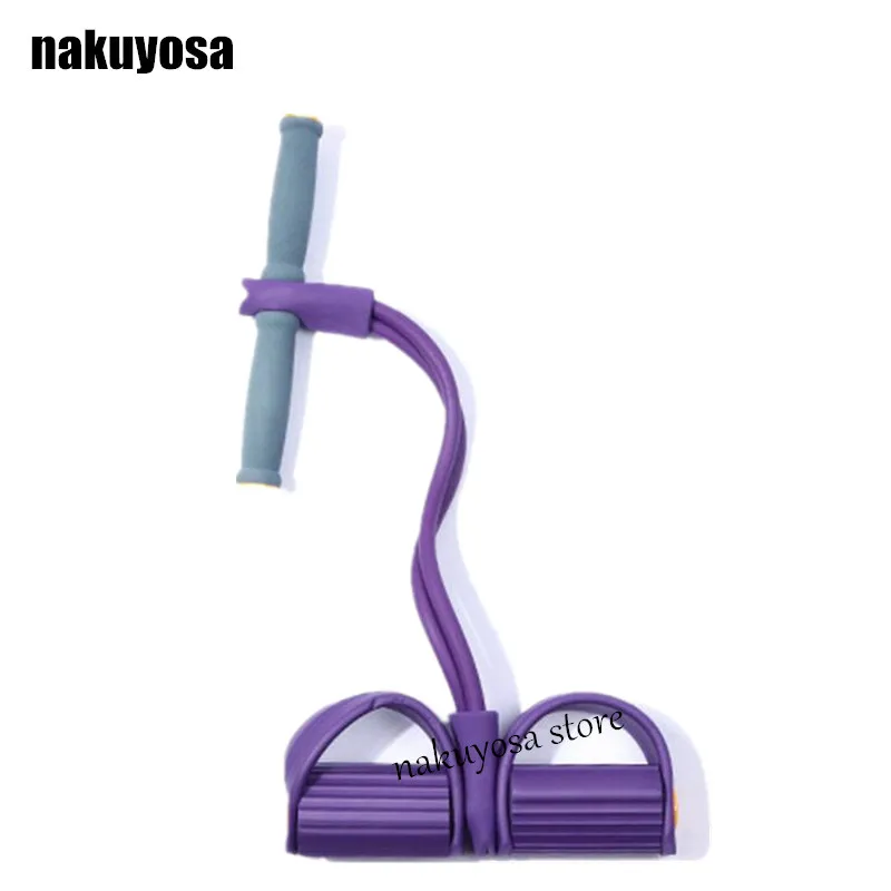 2 трубки сидячие ралли Йога сопротивление полосы педаль тонкая талия снижение