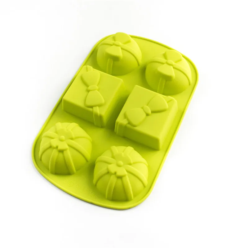 1 Набор силиконовых форм для торта в подарок на Рождество шесть чашек силиконовая