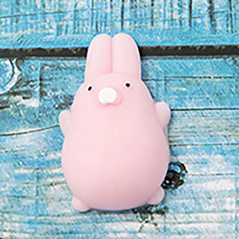 Kawaii креативный подарок крем Ароматические squishydepression мяч Анти Стресс мягкий toySqueeze Игрушки для маленьких детей Рождественский подарок 5*3*2,5 см - Цвет: Fat big rabbit