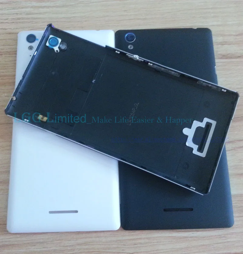 Для Sony Xperia T3 задняя крышка батарейного отсека D5102 D5103 D5106 M50w дверь служит защитной