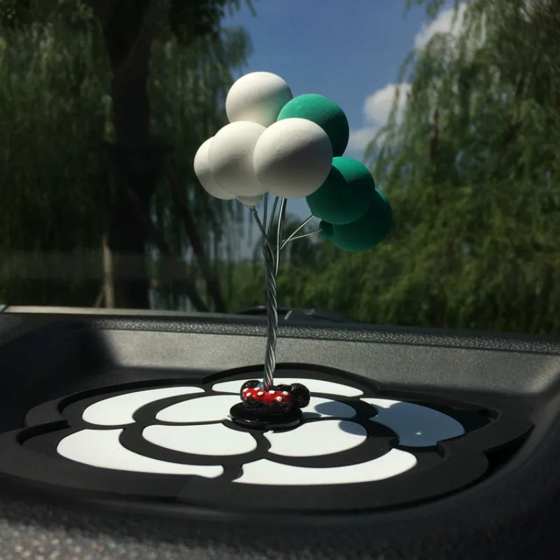 

Fashion Colorful Clay Balloon Car Decoration Interior Ornament Dashboard Ornament