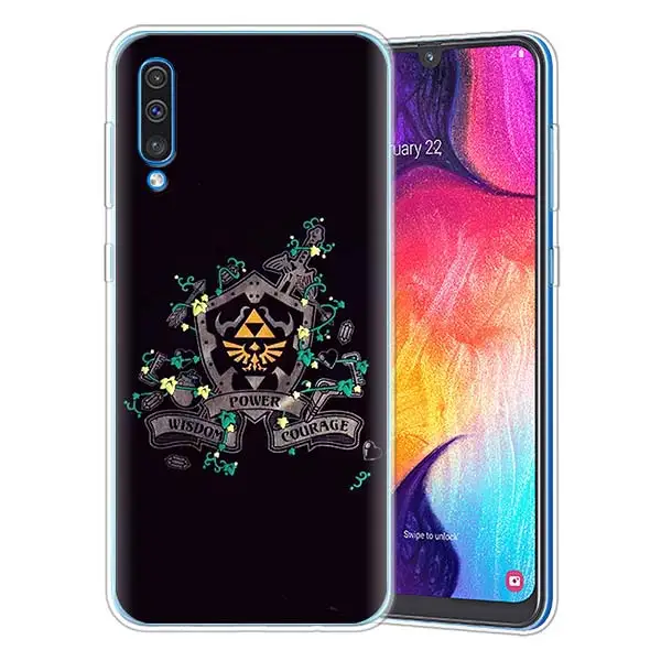 10 Из игры «Легенда о Зельде силиконовые чехлы для samsung Galaxy A10 A30 A40 A50 A70 A6 A7 A8+ A9 M30 M50 мягкий термополиуретановый чехол для мобильного телефона чехлы - Цвет: 10