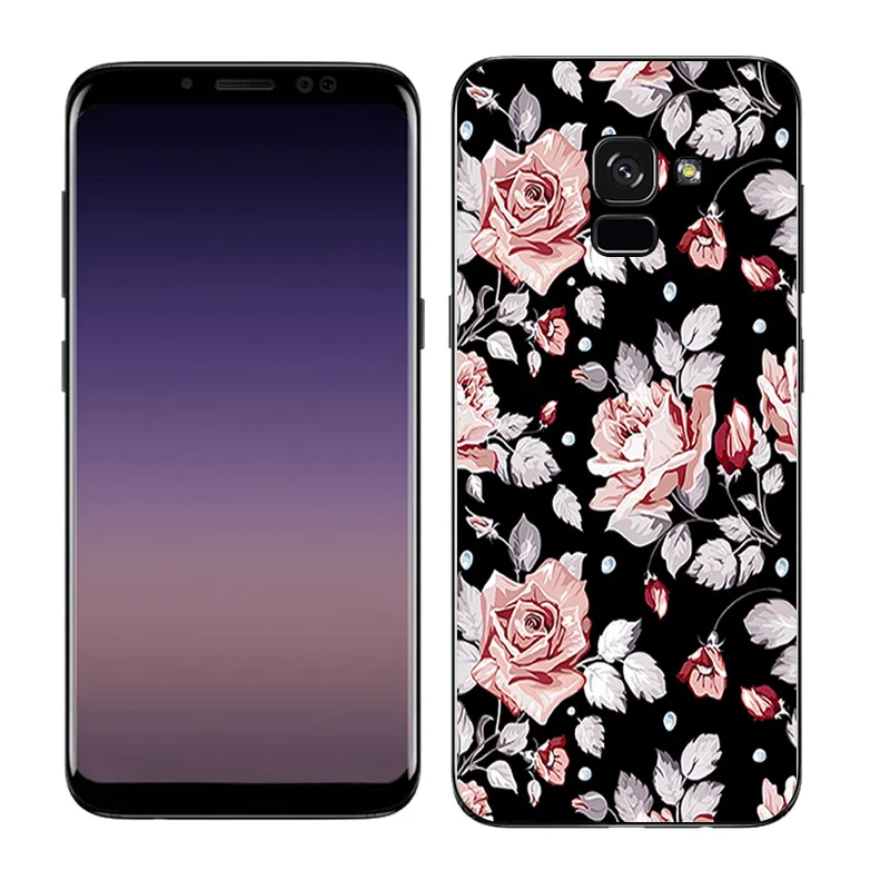 Мягкий силиконовый чехол для Samsung Galaxy A8 + Plus 2018 модные окрашенные чехлы из ТПУ A730F |