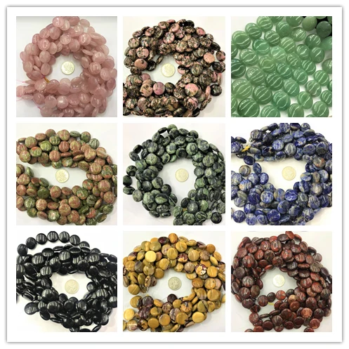 

20mm Natural Coin Round Shape Poppy Jaspers Semi Precious Beads DIY Loose beads Strand 15 inches Wholesale For DIY