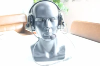 tac sky comtac ii silicone earmuff daul version noise reduction pickup headset fg