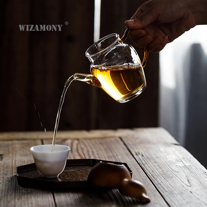 Чайный сервиз в японском стиле WIZAMONY чайник 250 мл термостойкая стеклянная чайная