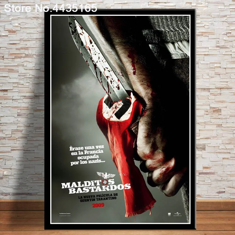 Постер Inglourious Basterds Квентин Тарантино классические кинопостеры и принты