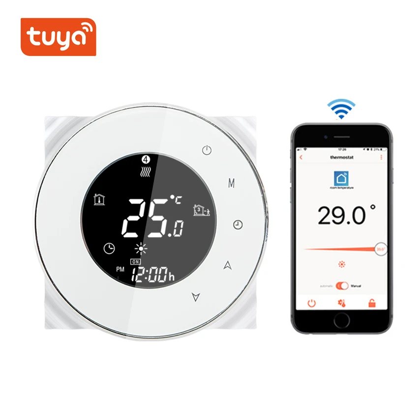Умный термостат с Wi Fi контроллер температуры для электрического подогрева пола 16