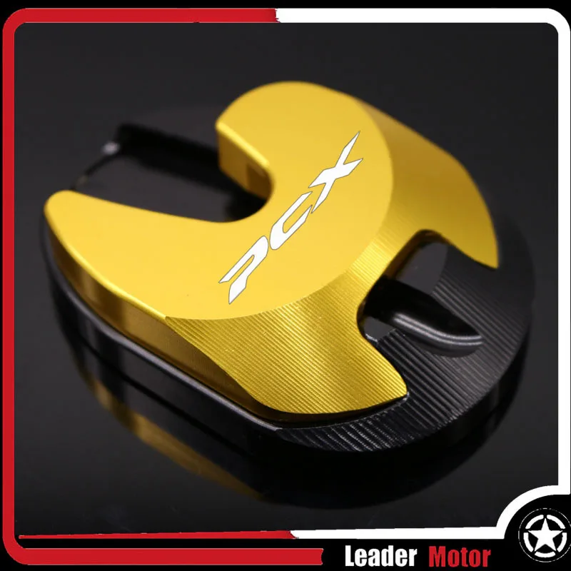 Gold Logo (PCX) Для HONDA PCX125 PCX 125 PCX150 PCX 150- аксессуары для мотоциклов подножка Sidestand подставка расширение площадка для увеличения - Цвет: Gold Logo (PCX)
