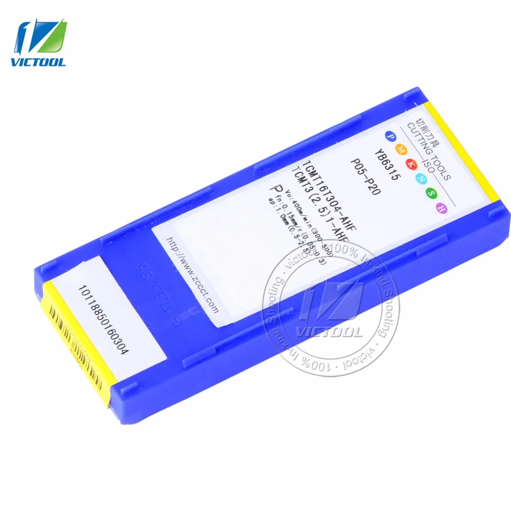 

Carbide turning insert TCMT16T304-AHF YB6315 CNC tool turning instrument plate P MATERIAL STEEL TCMT16T304 TCMT 16T304