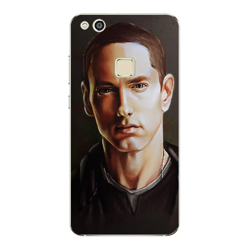 Исполнитель хип-хоп рэппер Эминем рэп чехол TPU для телефона Huawei P8 P9 P10 P20 Lite Mate 9 10