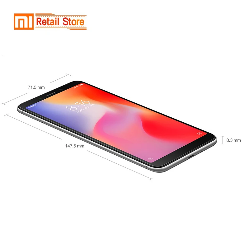 Глобальная версия Xiaomi Redmi 6A 6 2 GB 16 Helio A22 4 ядра 5 45 дюйма 18:9 полноэкранные телефона AI