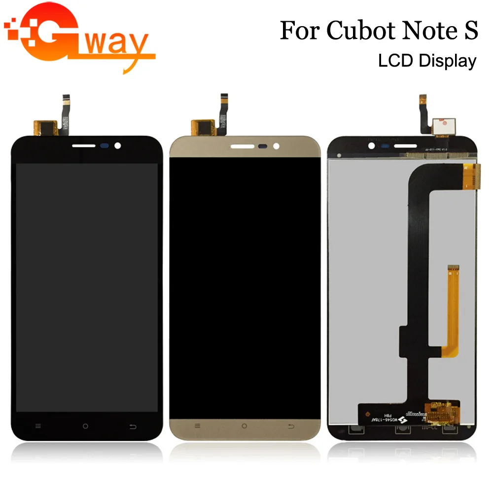 ЖК дисплей и сенсорный экран в сборе для Cubot Note S 5 дюймовая идеальная ремонтная