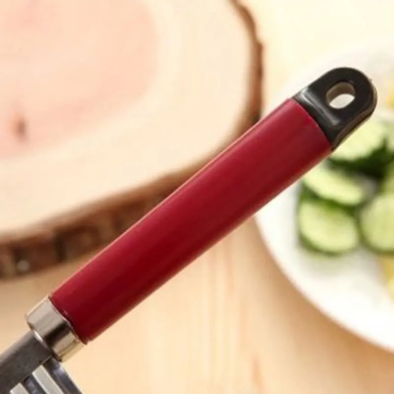 Potato French Fry Cutter Stainless Steel Kitchen Accessories Serrated Blade Easy Slicing Banana Fruits Wave Knife Chopper | Дом и сад