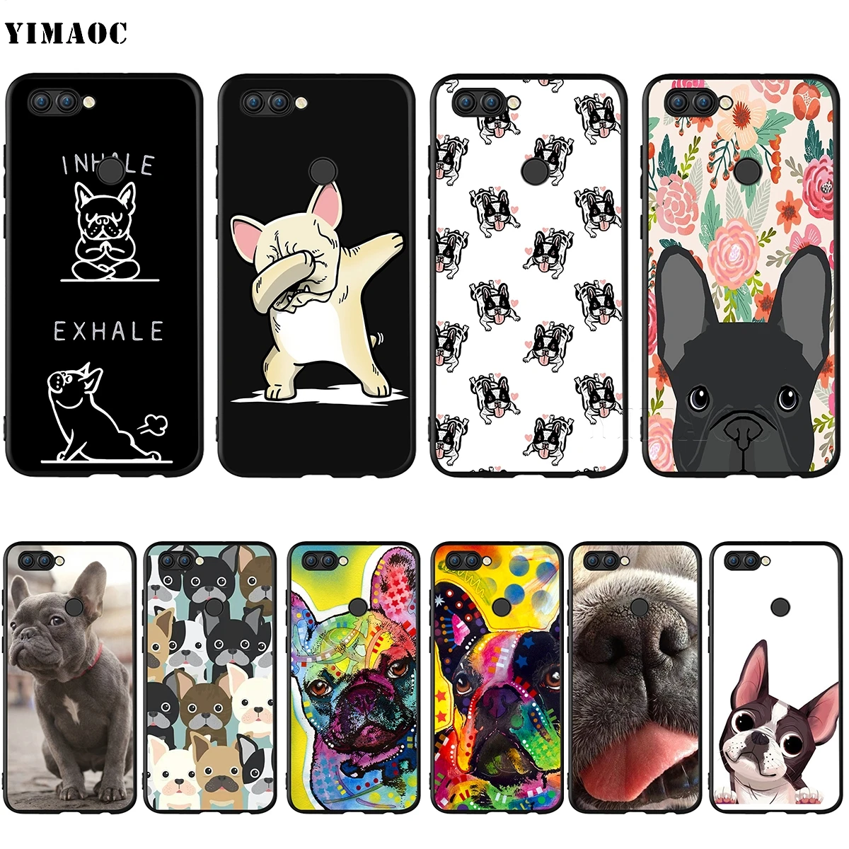 Чехол YIMAOC с французским бульдогом для Huawei Mate 10 P8 P9 P10 P20 P30 P Smart Lite Pro Mini 2017 |
