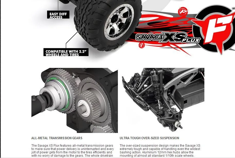 Дикари XS FLUX RTR Радиоуправление HPI106571, 106571