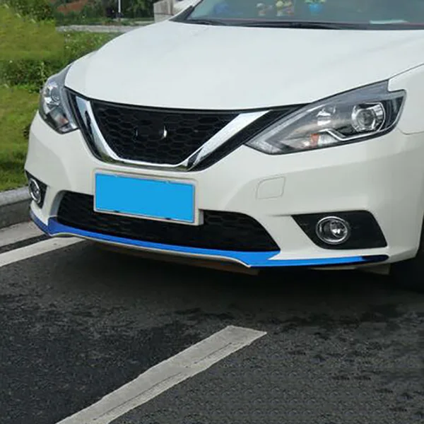 Автомобильный Стайлинг подходит для Sentra Sylphy 2016 2019 передний бампер из нержавеющей