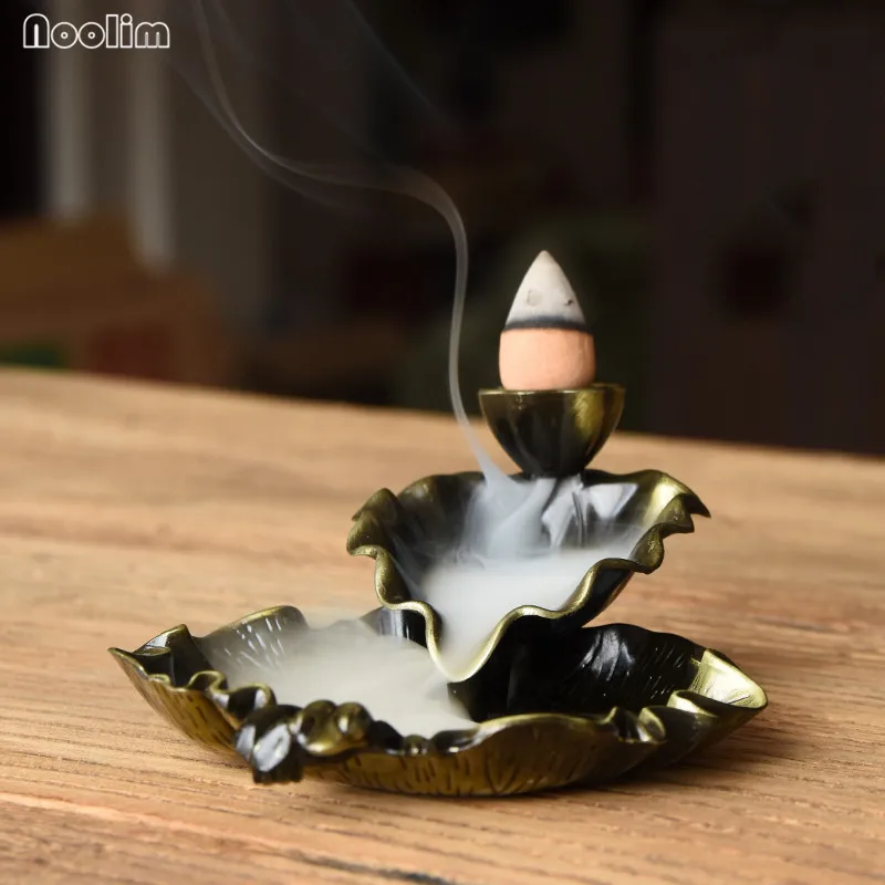 Антикварная ароматическая горелка с обратным потоком ароматерапия лотоса
