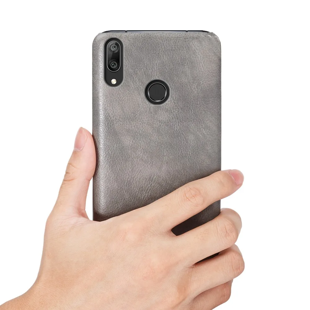 SLEO для Huawei Y7 2019 чехол из искусственной кожи жесткий пластиковый телефона 6 26&quot |
