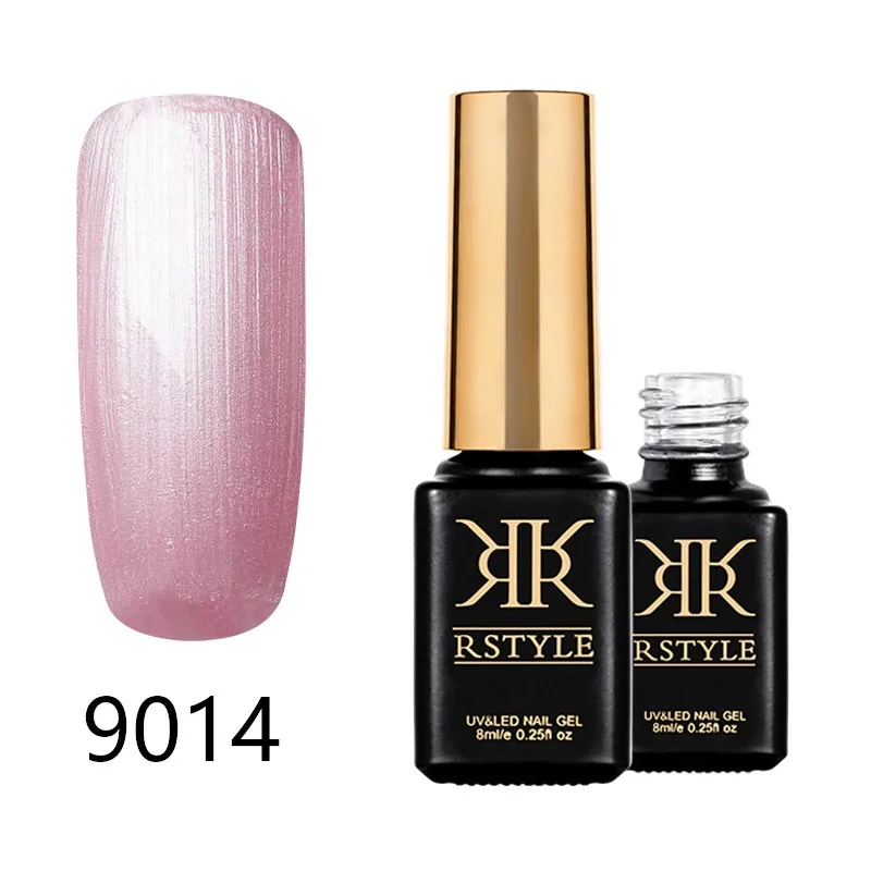 SC9014 Лак для ногтей rstyle 8 мл 9001-9062 чистый цвет УФ-гель для ногтей Soak Off Nail Art Полупостоянный гель лак набор для наращивания ногтей праймер - Цвет: SC9014