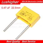 10 шт. 275VAC 470nF 474 X2 Pitch 22,5 мм 0,47 мкФ X2 полипропиленовый пленочный конденсатор