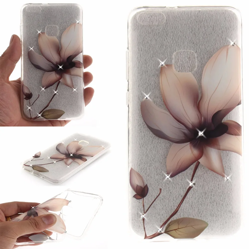 Fundas для Huawei P10 p9 P8 Lite Smart/gr3 2017 Силиконовые ТПУ чехол телефона углерода Волокно Coque
