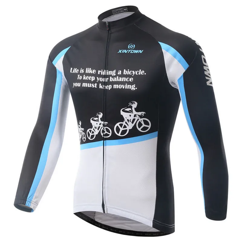 

Autumn Cycling Jersey Xintown Men's Bike Jersey Rops Maillot Ciclismo Long Sleeve Cycling Clothing Team Bicycle Wear Clothes
