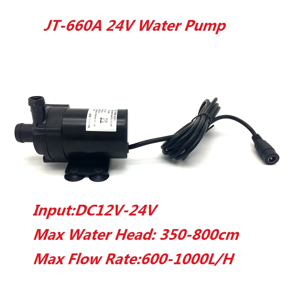 only 24v 660A DC 12 В 24 В погружной водяной насос 1000л/ч максимальный расход бесщеточный циркуляционный насос - Напряжение: only 24v