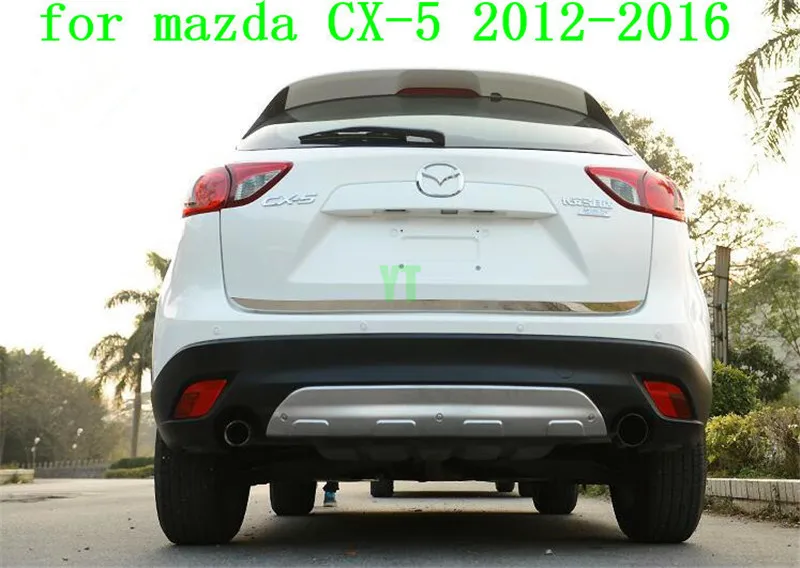Авто Передняя и задняя опорная панель для MAZDA CX-5 cx 5 2012- нержавеющая сталь, 2 шт./лот, авто аксессуары