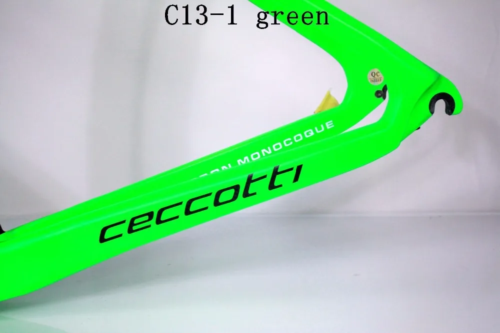 Карбоновая рама для шоссейного велосипеда T1000 Ceccotti полностью углеродное волокно