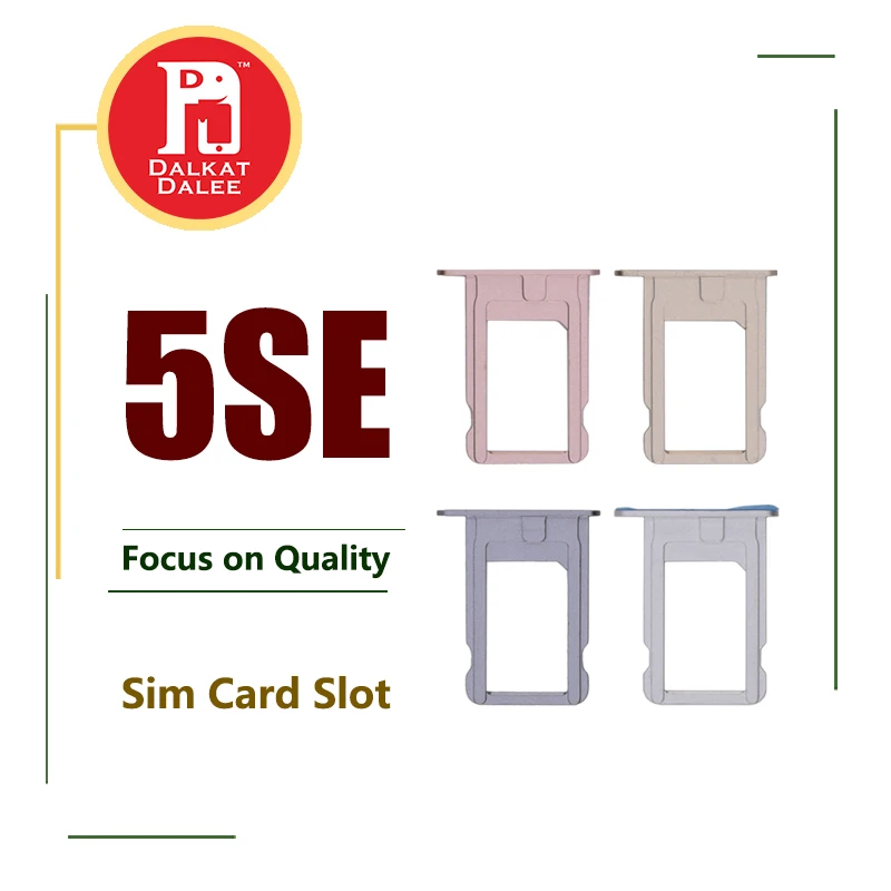 Nano sim карта адаптер держатель лоток Слот для iPhone 5S 5SE Запчасти Запасные аксессуары