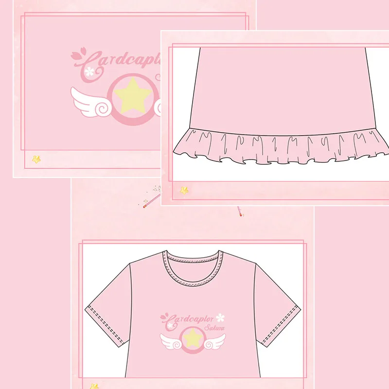 Карточный чехол KINOMOTO платье с Сакурой костюм ночная юбка пижама housecoat | Женская