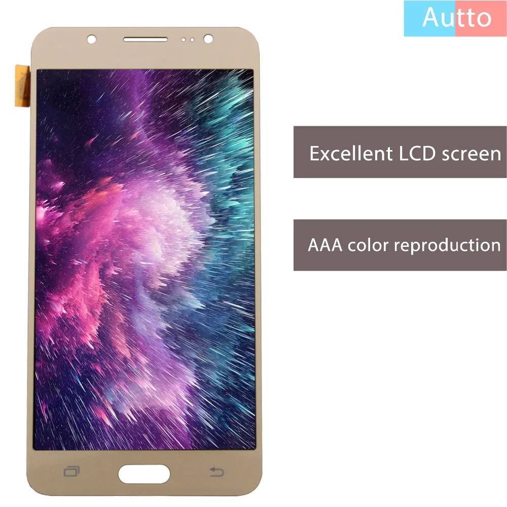 Для sAMSUNG GALAXY J5 J500 J500F J500FN J500M J500H 2015 AAA ЖК дисплей с сенсорным экраном дигитайзер