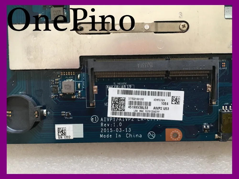 AIVP1/AIVP2 LA-C771P материнская плата для lenovo 100-15IBY B50-10 материнская плата для ноутбука протестированная Рабочая