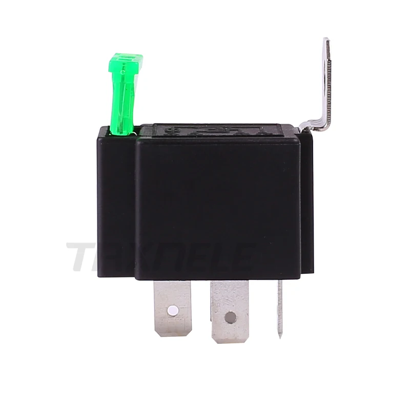 1 шт./компл. Авто плавленого на включения/выключения реле DC12V 30A 4 Pin-код печатная плата, электронное реле автомобильные реле со страховыми пленка автомобильного предохранителя