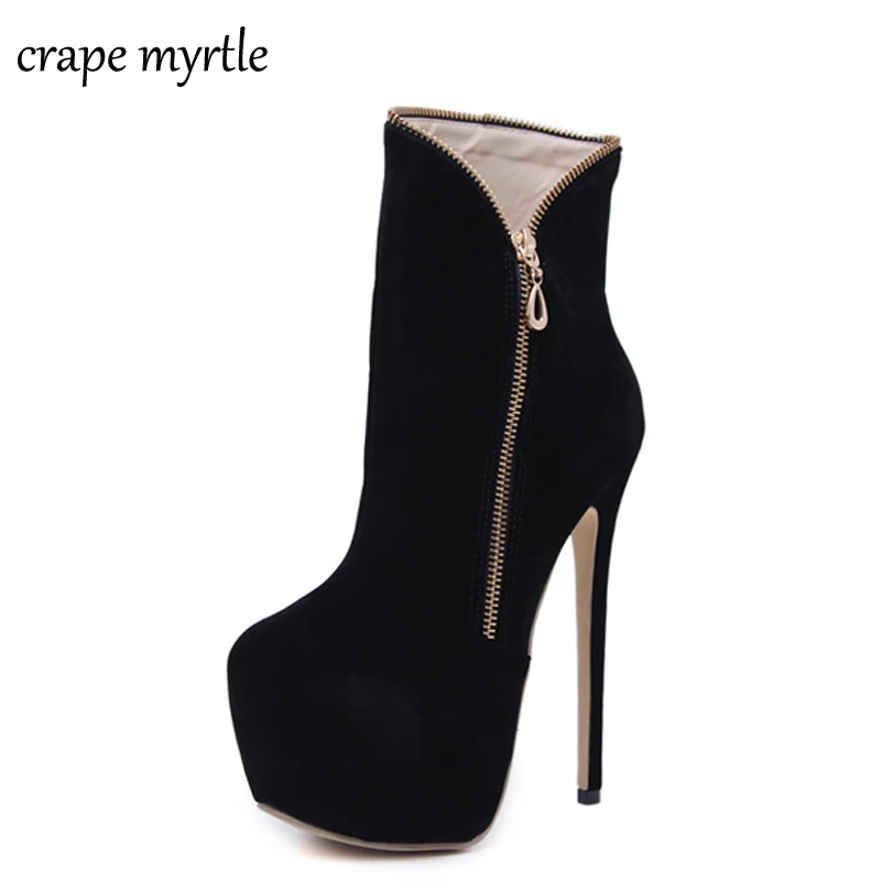 Женские сапоги на каблуке bottes femme hiver осень зима женские туфли лодочки пикантные