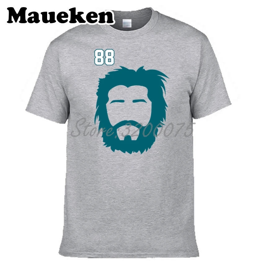Мужская футболка Burnzie Beard 88 Brent Burns San Jose shark W19032120 | одежда