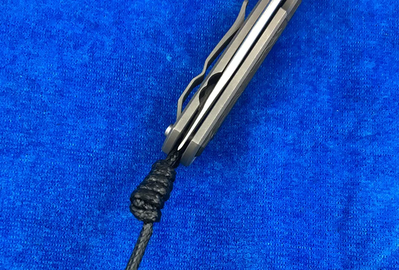 Kevin John Mini Trumpet Sebenza 21 Flipper M390 Blade Folding Knife Titanium Carbon Fiber Handle Camping Outdoor EDC Tools