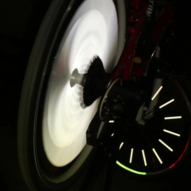 Велосипедная Ночная наклейка колес Светоотражающая s для горного велосипеда