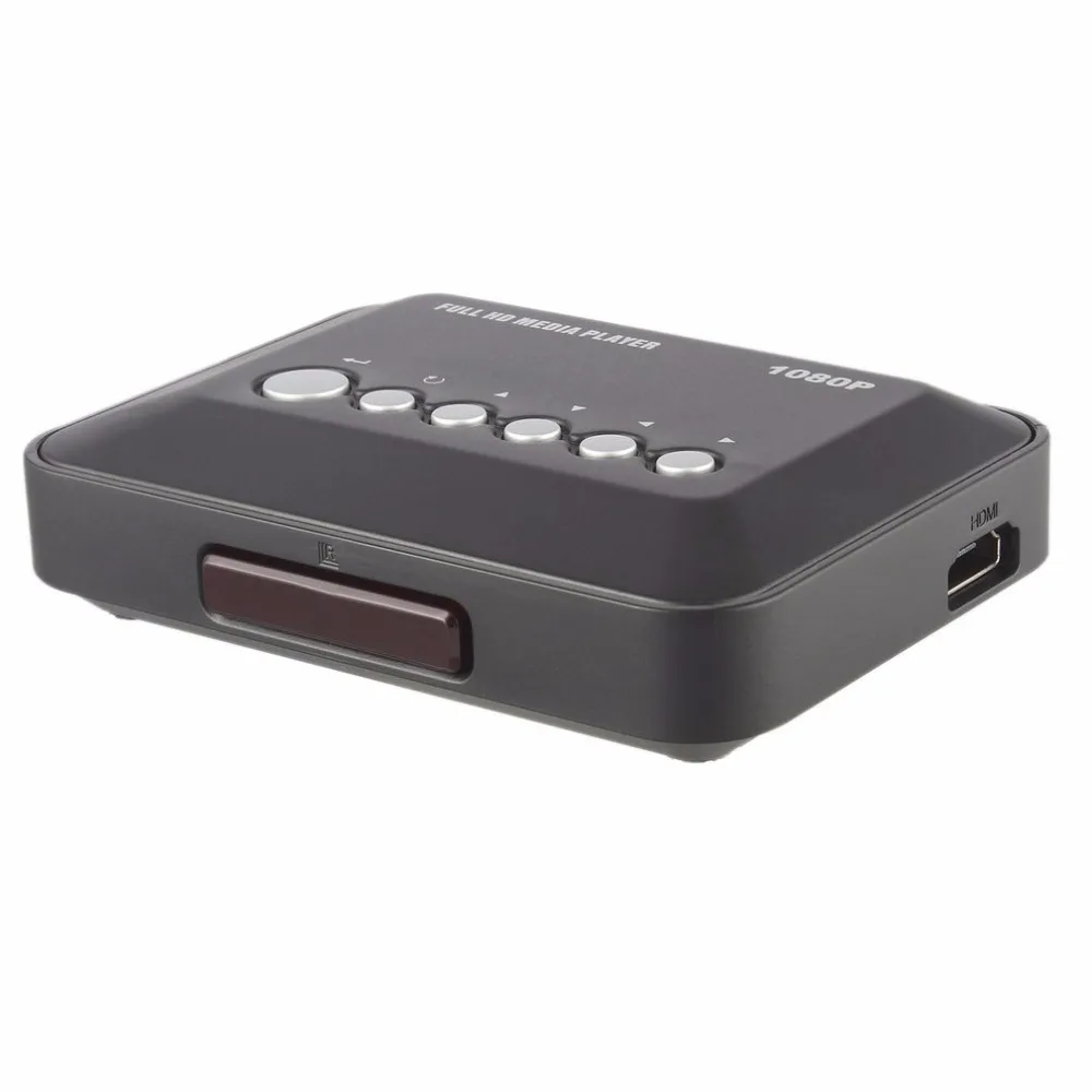 Kebidumei USB 2,0 1080P HD SD/MMC ТВ видео SD MMC RMVB MP3 5 в 2A мульти ТВ USB HDMI медиаплеер коробка с ИК-пультом дистанционного управления